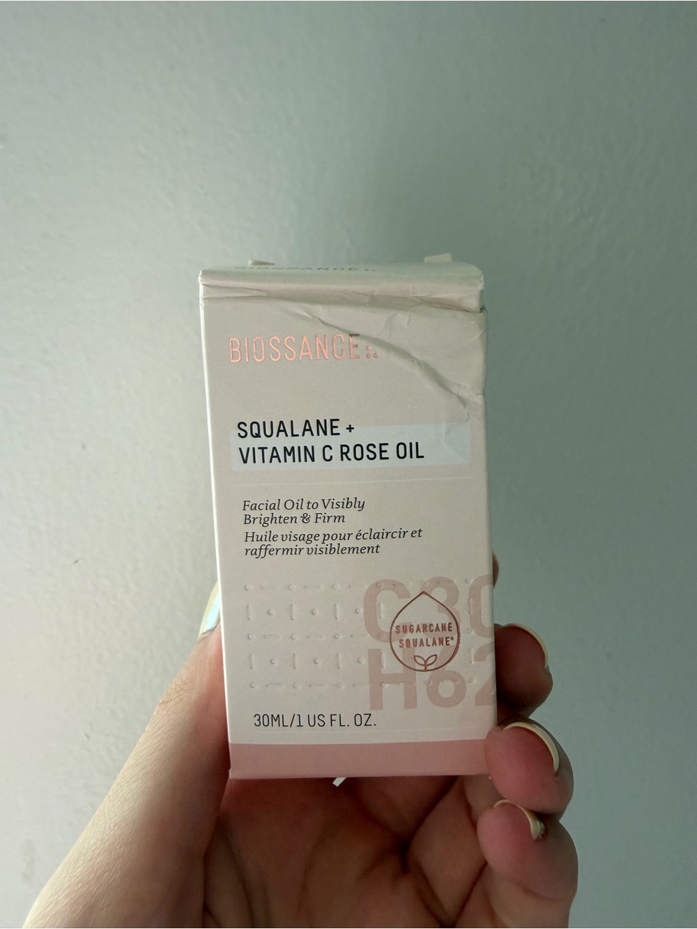 Biossance Rose-Toned Squalane + Vitamin C Facial Oil